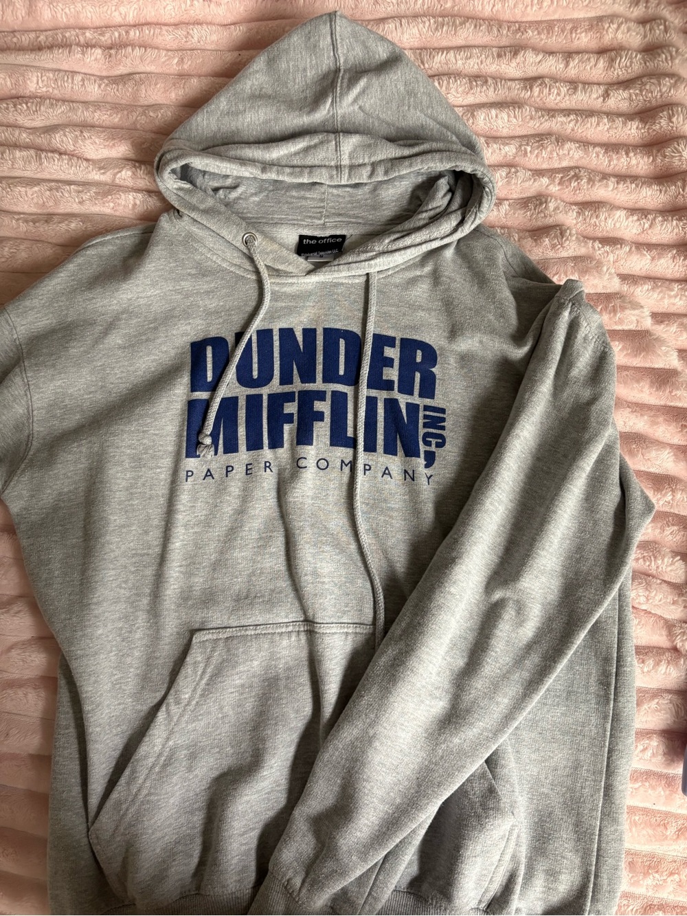 The Office Dunder Mifflin Gray Graphic Hoodie